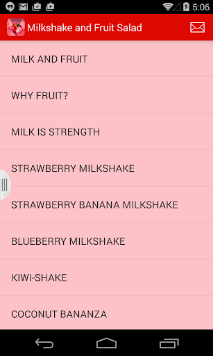 Milkshake Fruit Salad Recipes