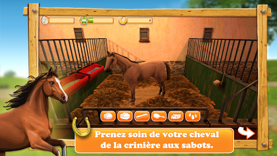Capture d'ecran de l'application Android Horse World Premium