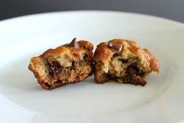 Zucchini Chocolate Chip Mini Muffins (GF &amp; Refined SF)