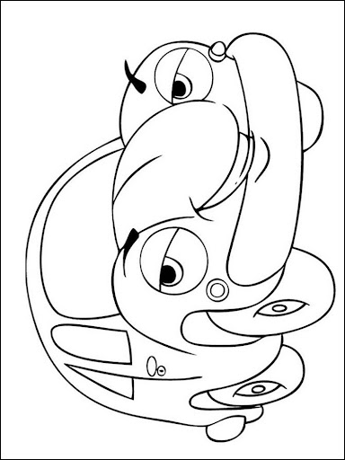 Coloring Book Cars Cartoon