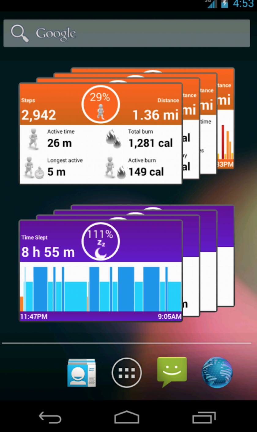 UPIt Pro for Jawbone UP System Screen 1