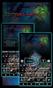 download Zombies GO Keyboard Theme free