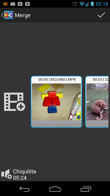AndroVid Pro Video Editor - screenshot
