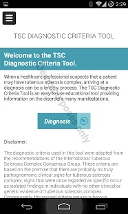 Free TSC Diagnostic Criteria APK for Android