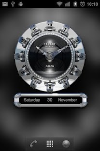 OREON Designer Clock Widget - náhled
