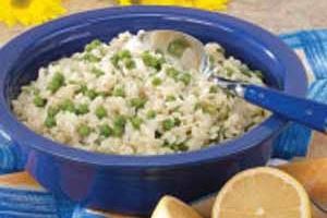 Minty Orzo and Peas