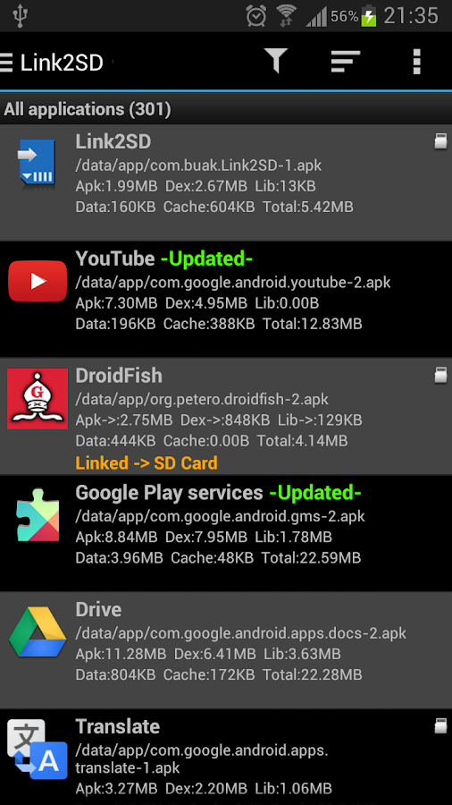Link2SD Plus - screenshot