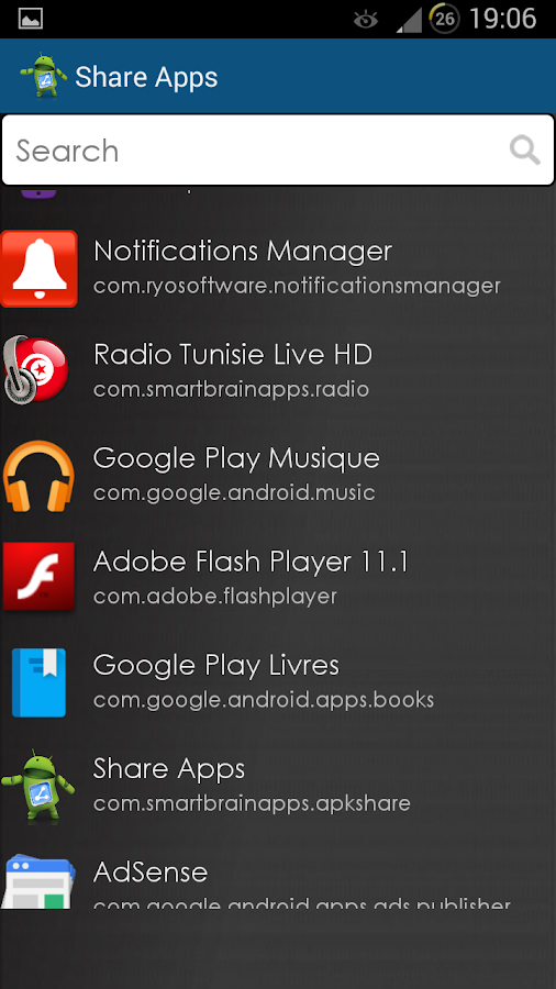 Share Apps - screenshot
