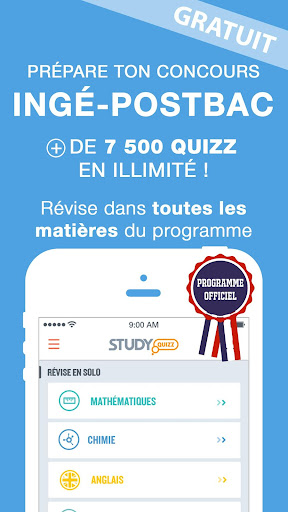 Ingés Post Bac Study Quizz