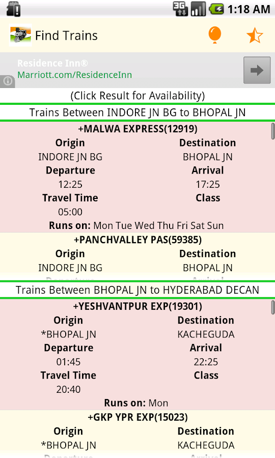 Indian Rail IRCTC PNR - Disha - screenshot