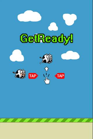 【免費家庭片App】Flappy Cow: When Cows Fly-APP點子