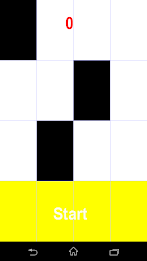 Tap black not white tile free poster 3