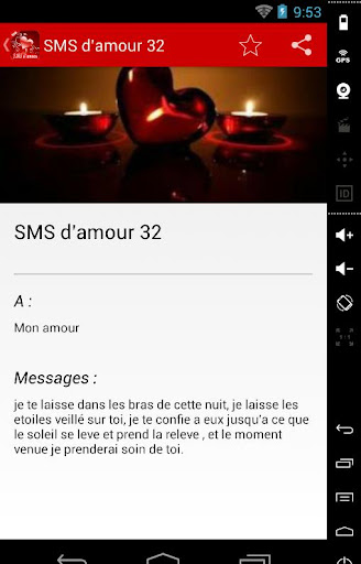 【免費生活App】SMS d'amour-APP點子