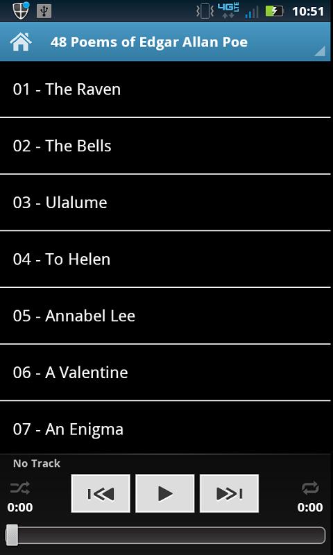 48 Poems of Edgar Allan Poe Screen 2