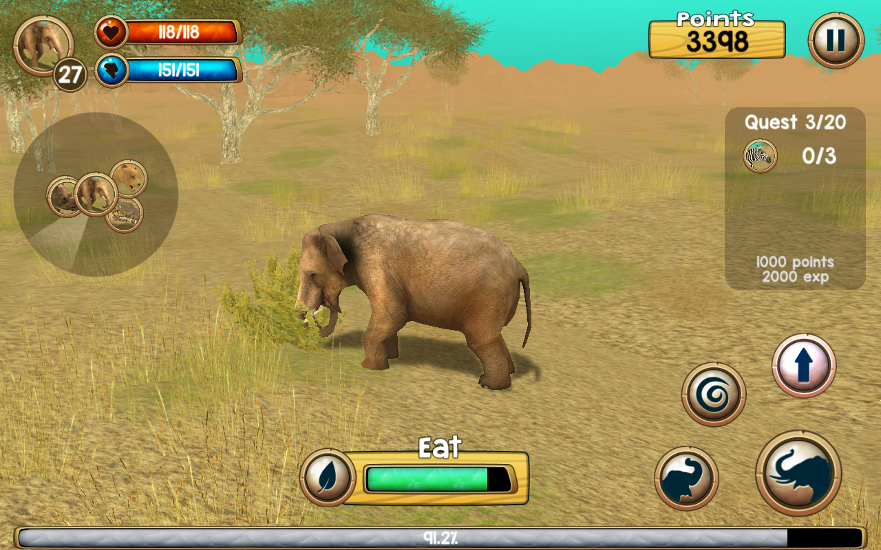 Wild Elephant Sim 3D Android Apps on Google Play