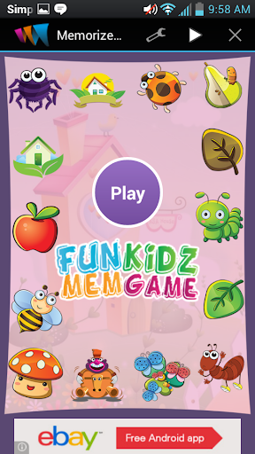 Memorize Kids Game