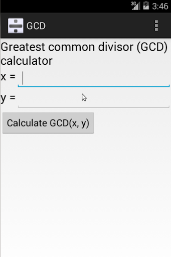 Greatest Common Divisor