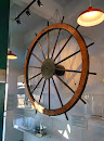 Giant Steamboat Pilot Wheel from the Billy Koch