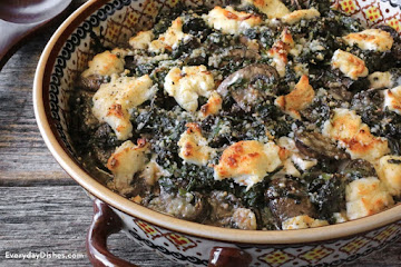 One Pan Lazy Stuffed Mushrooms Recipe