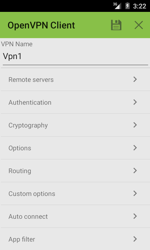 OpenVPN Client Free Screen 3