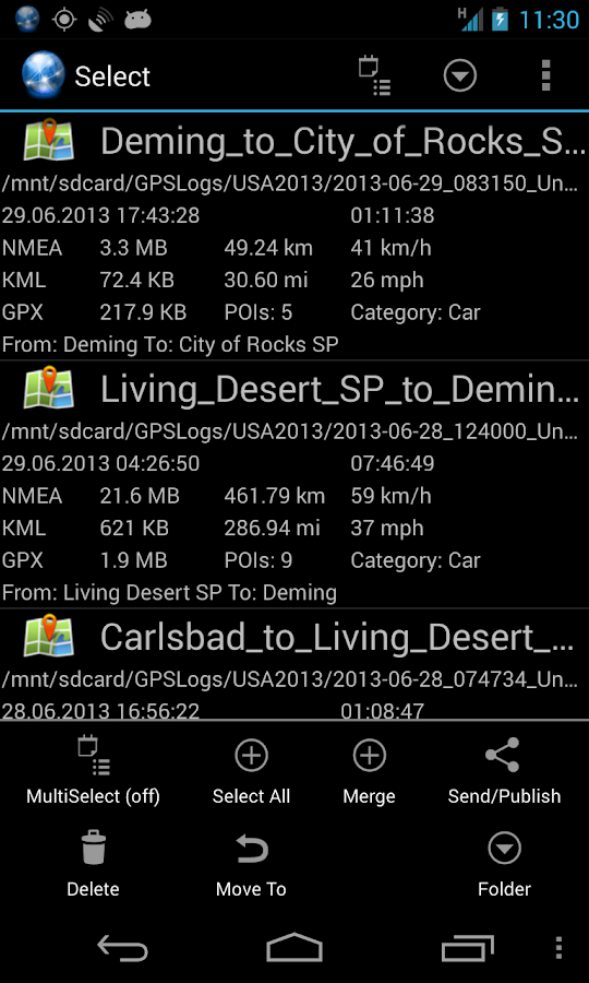 Ultra GPS Logger AndroidApps auf Google Play
