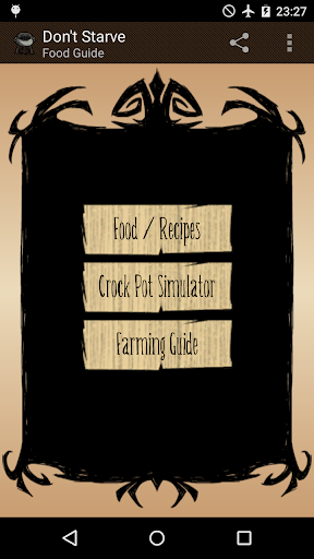 Food Guide for Don't Starve