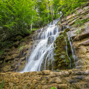 new river feeder by Mike Pedigo - Landscapes Waterscapes