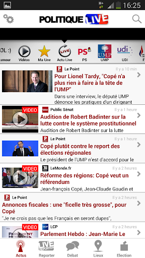 【免費新聞App】Politique Live-APP點子