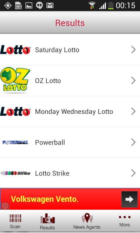 Lotto Scanner Lite Screen 3