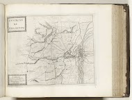 Kaart van de omgeving van Straatsburg, ca. 1693-1696