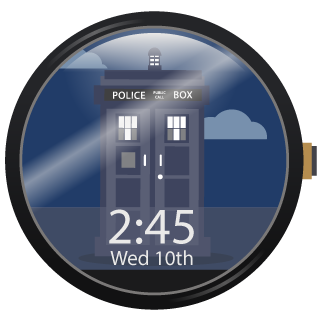 Time and Space Watch Face