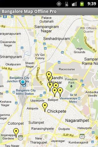 【免費旅遊App】Bangalore Offline Map PRO-APP點子