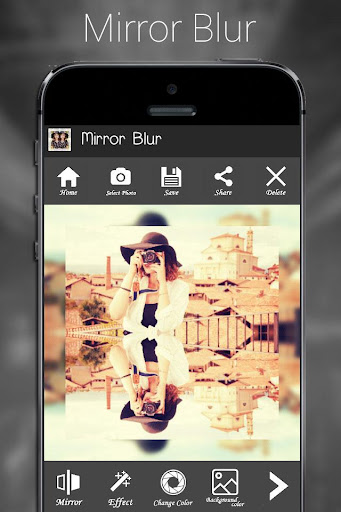 【免費攝影App】Mirror Blur - Photo Editor-APP點子