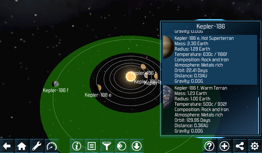 Exo planets Explorer 3D HD Screen 3