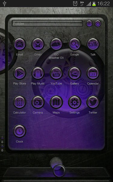 Next Launcher Theme SteampunkV v1.2 Next Launcher Theme SteampunkV v1.2