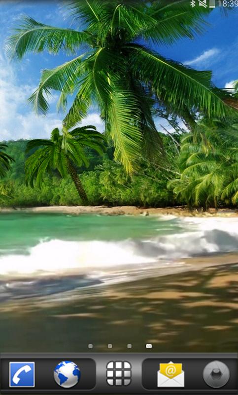 Android application Tropical Delight LWP screenshort