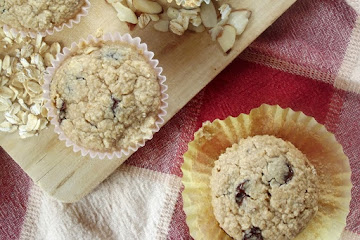 Chocolate Chip Oat Flour Muffins