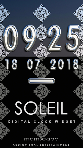 SOLEIL Digital Clock Widget