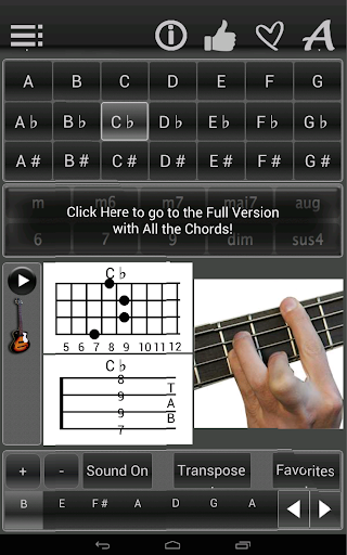 【免費音樂App】Bass Chords lite-APP點子