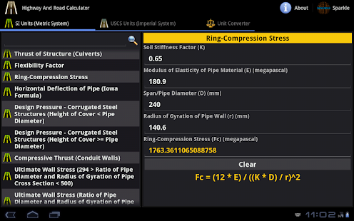 Highway and Road Calc. Tablet Screenshots 13