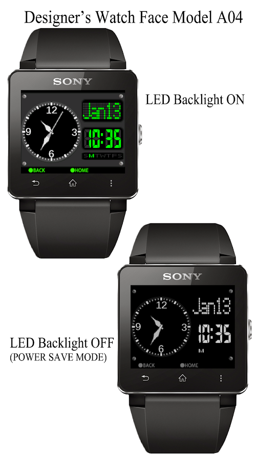 Android application A04 WatchFace for SmartWatch2 screenshort