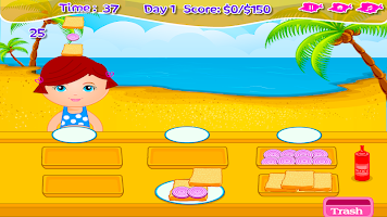 Beach Bar Restaurant Games APK צילום מסך #12