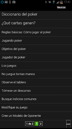 Trucos de Poker