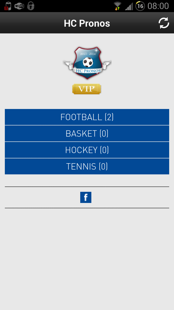 HC Pronos Screen 2