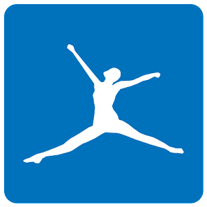MyFitness Pal logo (person jumping)