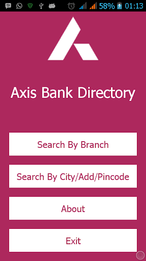 Axis Bank - Branch Details