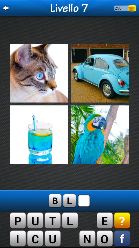 Android application Wordmania ~ 4 Pics 1 Word screenshort