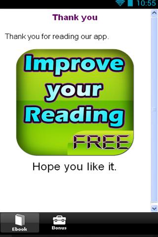 【免費書籍App】Improve Your Reading-APP點子