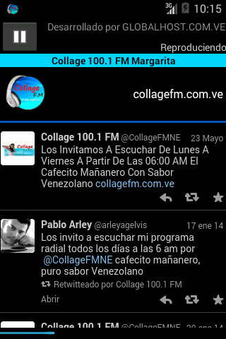 COLLAGE 100.1 FM