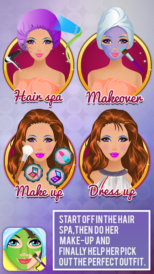 Android application Royal Princess Makeover screenshort